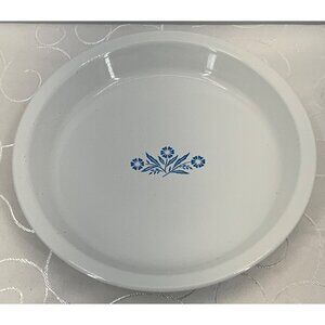 Corning Ware Blue‎ Cornflower Round Pie Plate 9"   P309